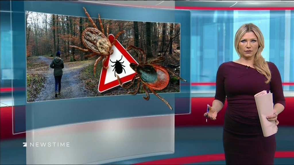 Leslie Nachmann bei ‘Newstime‘ auf ProSieben am 17.02.2020 kleine Fernsehseite der zweite