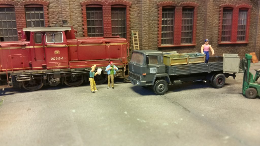 Autos Standmodelle » Fahrzeuge der DB Deutsche Bundesbahn (LKW, PKW)