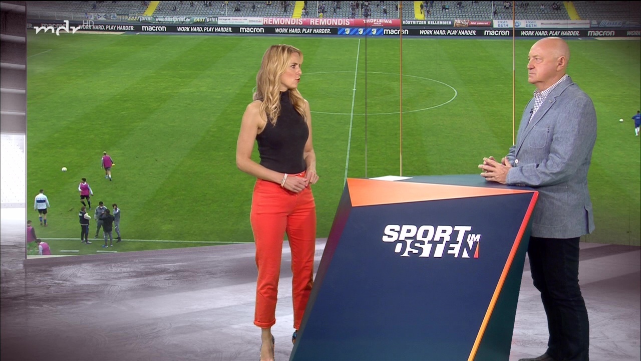 Stephanie MüllerSpirra bei ‘Sport im Osten‘ im MDR am 05