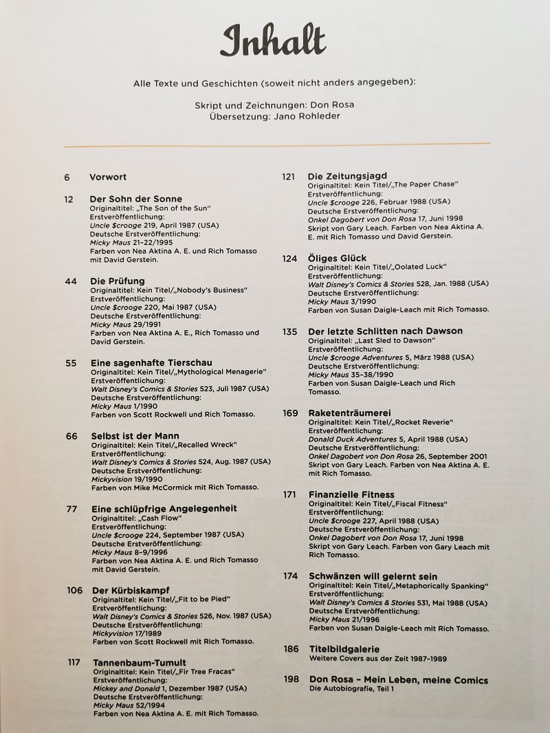 DonRosaLibrary ab Juni 2020 auf Deutsch und neuer SLsMSammelband im September Seite 20
