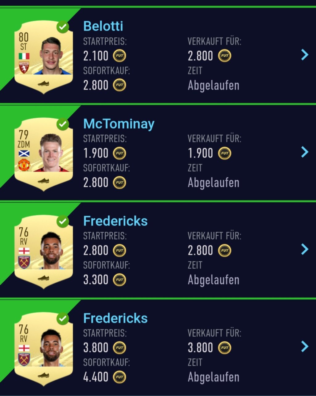 Überteuert verkaufen ÜV Seite 26 — FIFA Forums