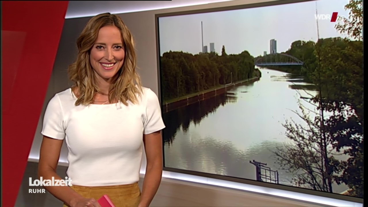 Anna Fleischhauer bei der ‘Lokalzeit Ruhr‘ im WDR am 20.07.2020 kleine Fernsehseite der