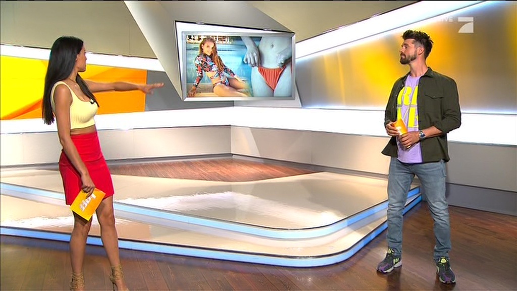 Rebecca Mir bei ‘taff‘ auf ProSieben am 19.05.2020 kleine
