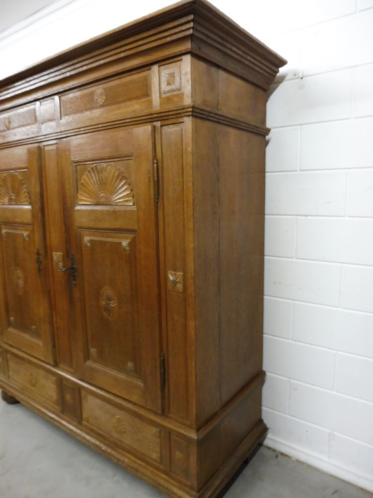 Antiker Schrank Kleiderschrank Vorratschrank aus Eiche um 1860 eBay