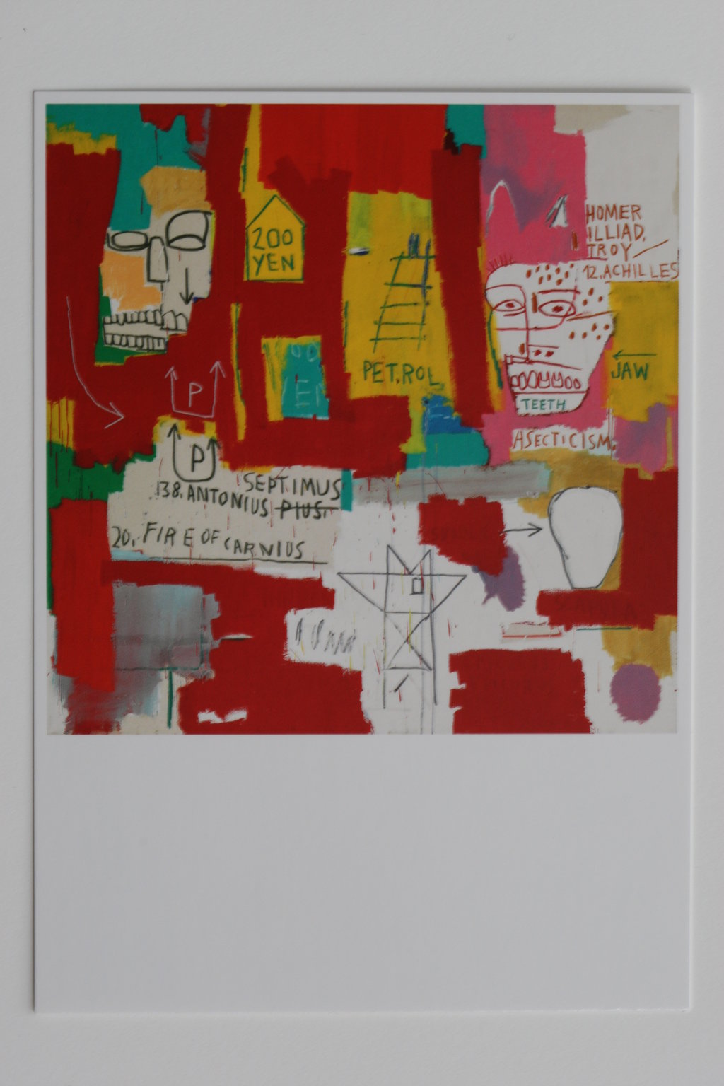 JEANMICHEL BASQUIAT "Dos cabezas II" , 1983 ArtPostcard NEW eBay