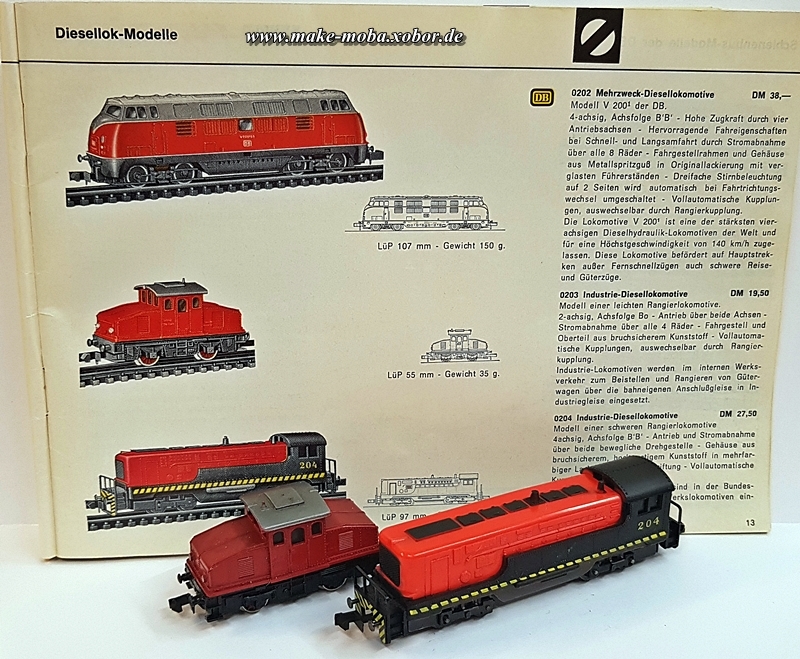 Arnold Rapido » Arnold 0203 IndustrieDiesellokomotive