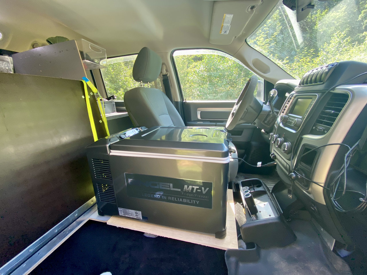 Temp fridge/freezer mount in a Ram 1500 crew cab? Expedition Portal
