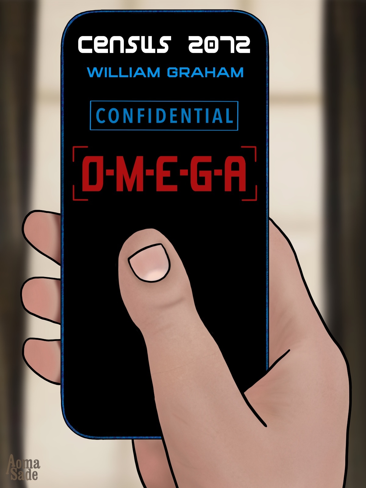 Cover and fanart for "THE OMEGA GAMES" Chapter 1 AomaSade
