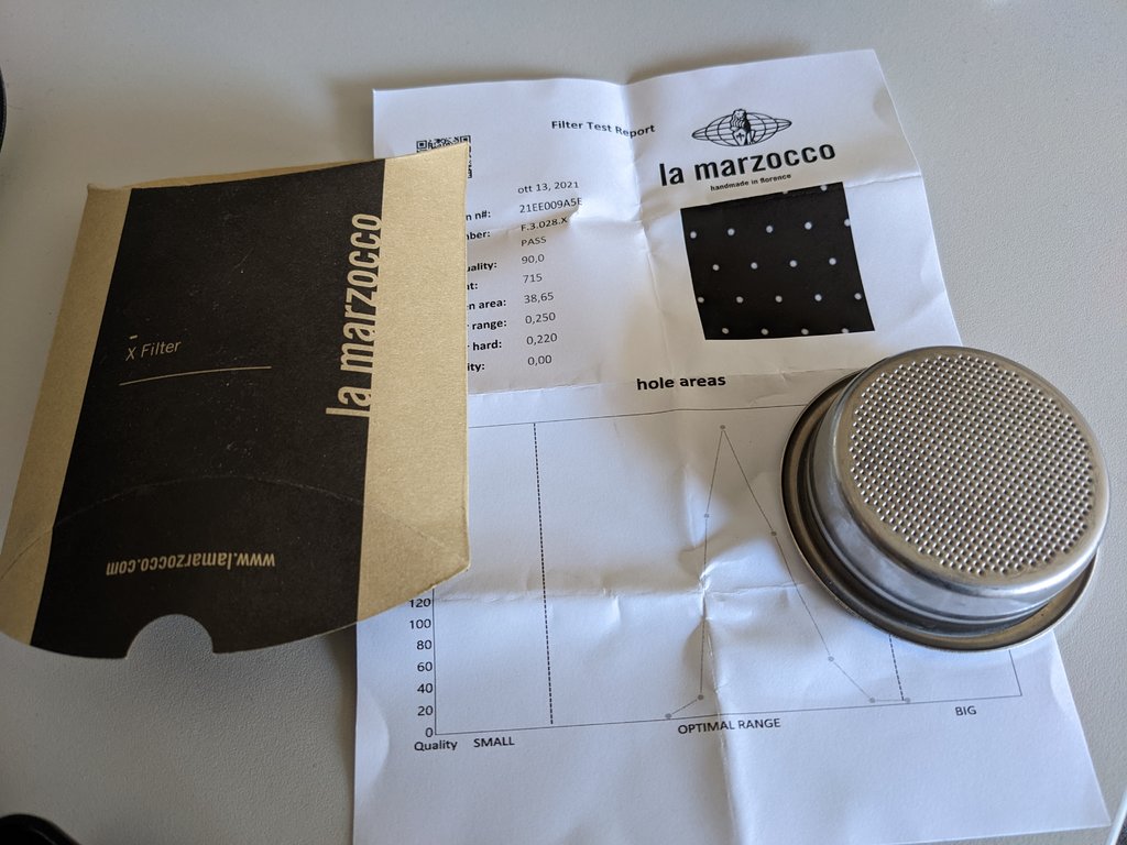 [Verkauft] La Marzocco XFilter Sieb 14g