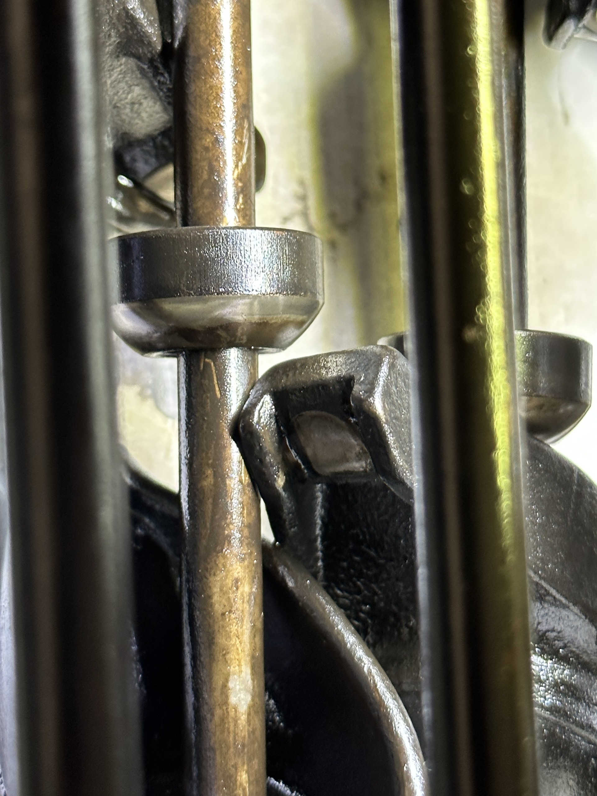 Valve tip wear after cam and springs upgrade