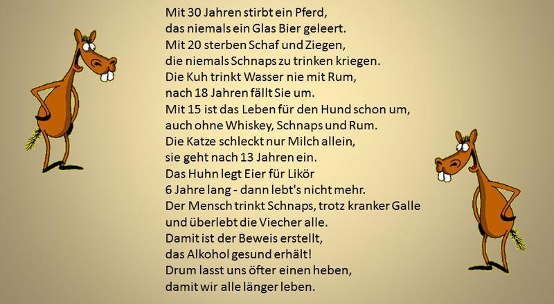 Forum Allerlei, Verschiedenes » Trinksprüche