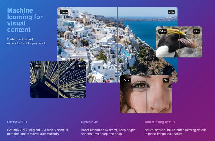 Let's Enhance verbessert Bilder mit geringer Auflösung