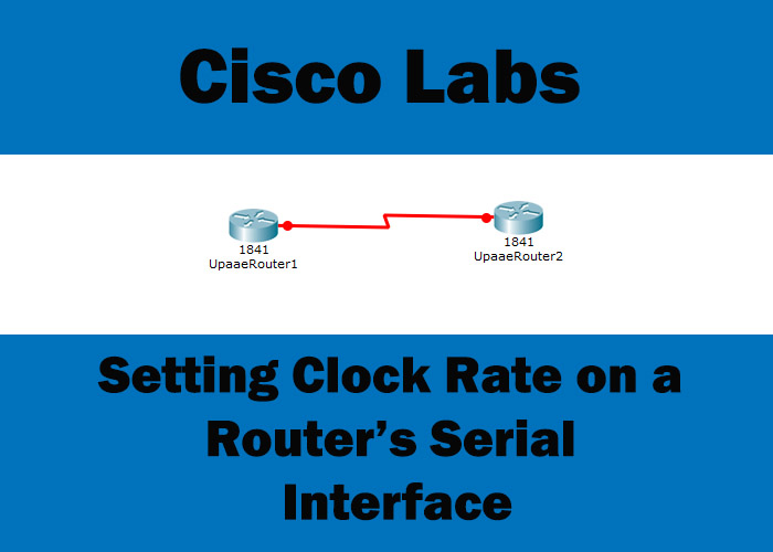 How to Set Clock Rate on Router’s Serial Interface(Cisco CCNA Lab