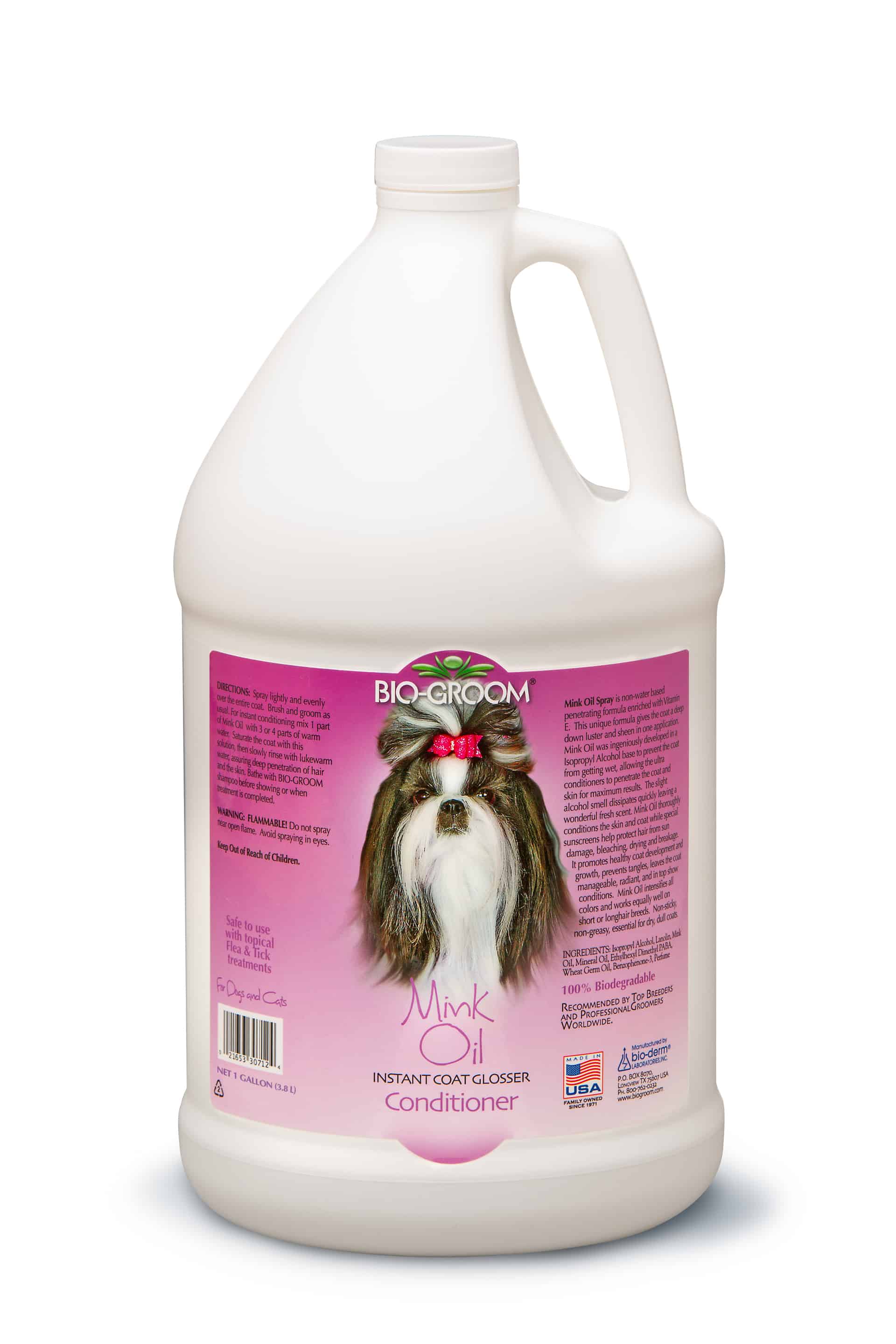 BIOGROOM Super Mink Oil Spray Gallon UPCO Pet Supplies