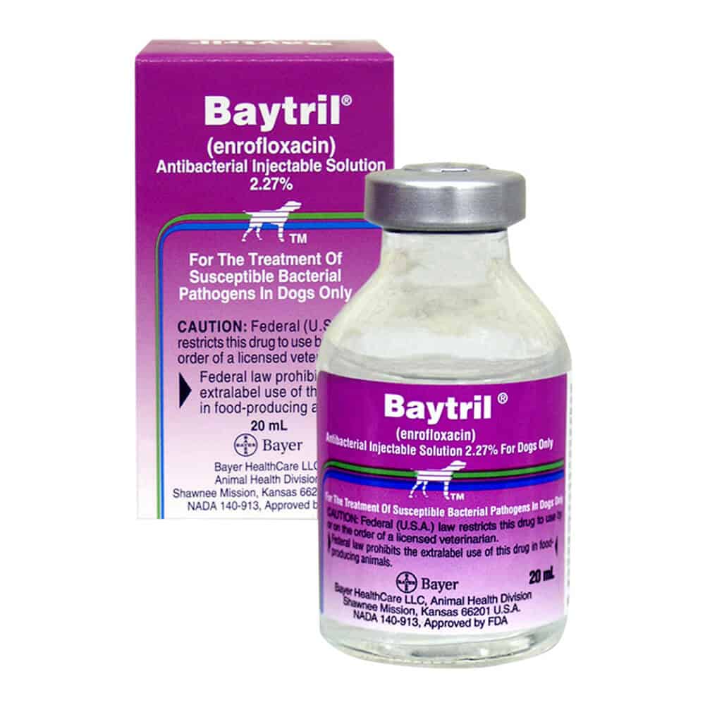 Baytril Injectable 20 ml UPCO Pet Supplies St. Joseph, MO