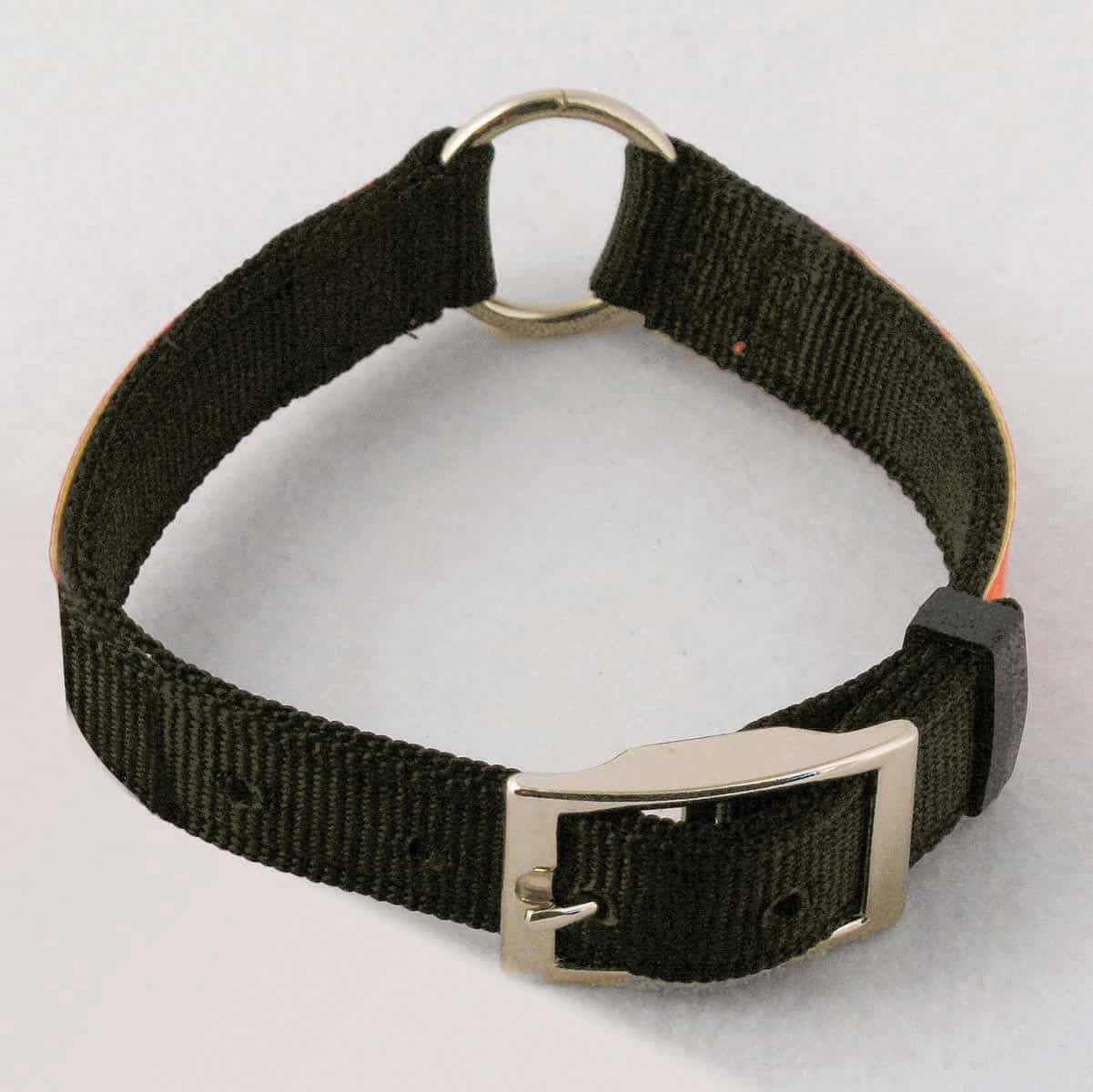 Nylon Collar with Reflexite reflective strips (See sizes&colors) UPCO
