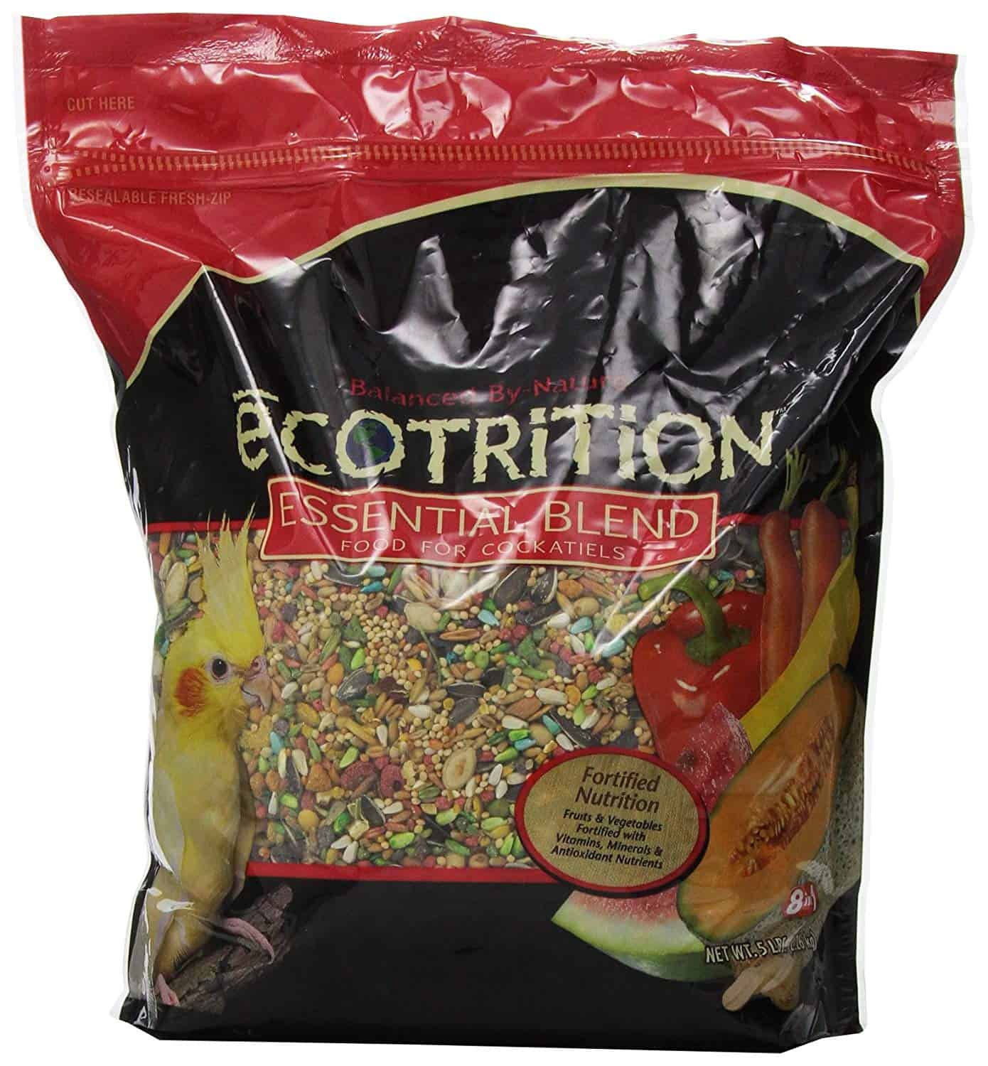 ECOTRITION® Bird Seed For Cockatiels 5 lb. UPCO Pet Supplies