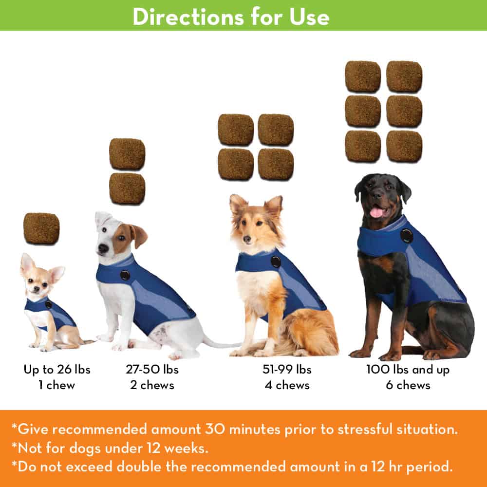 ThunderWunders for Dogs Hemp Calming Chews UPCO Pet Supplies