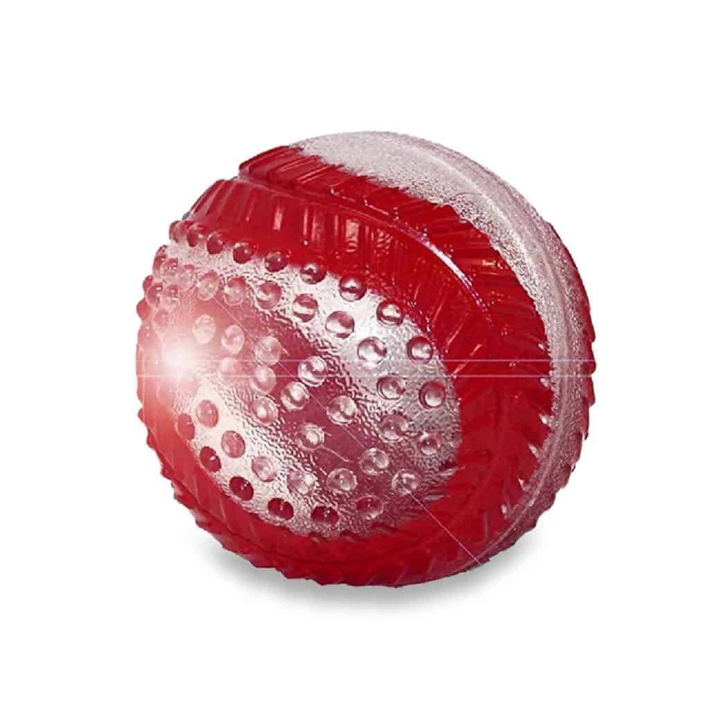 Multipet Assorted Ruff Enuff Light Up Sports Ball Dog Toy UPCO