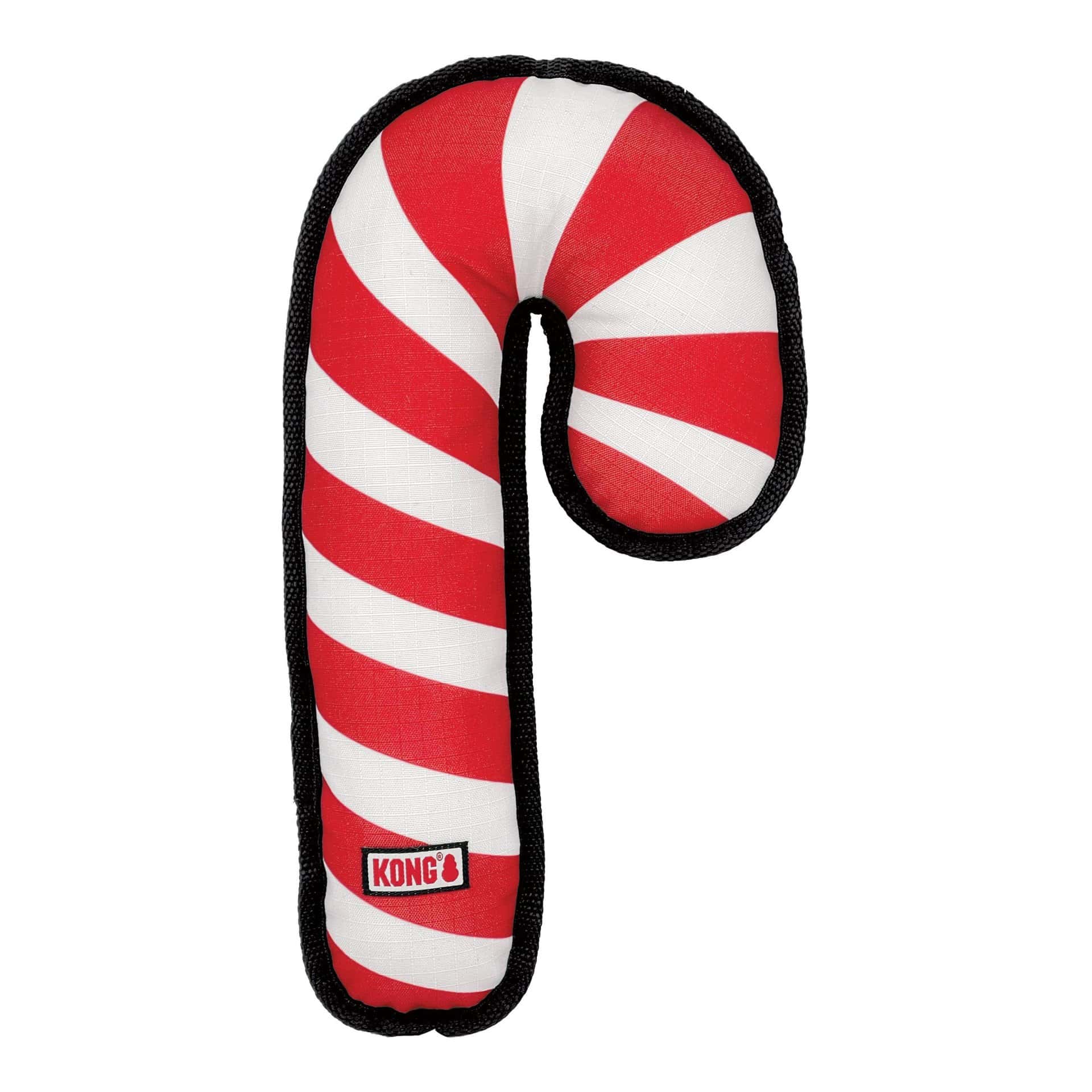 KONG Holiday Ballistic Candy Cane Dog Toy Md/Lrg UPCO