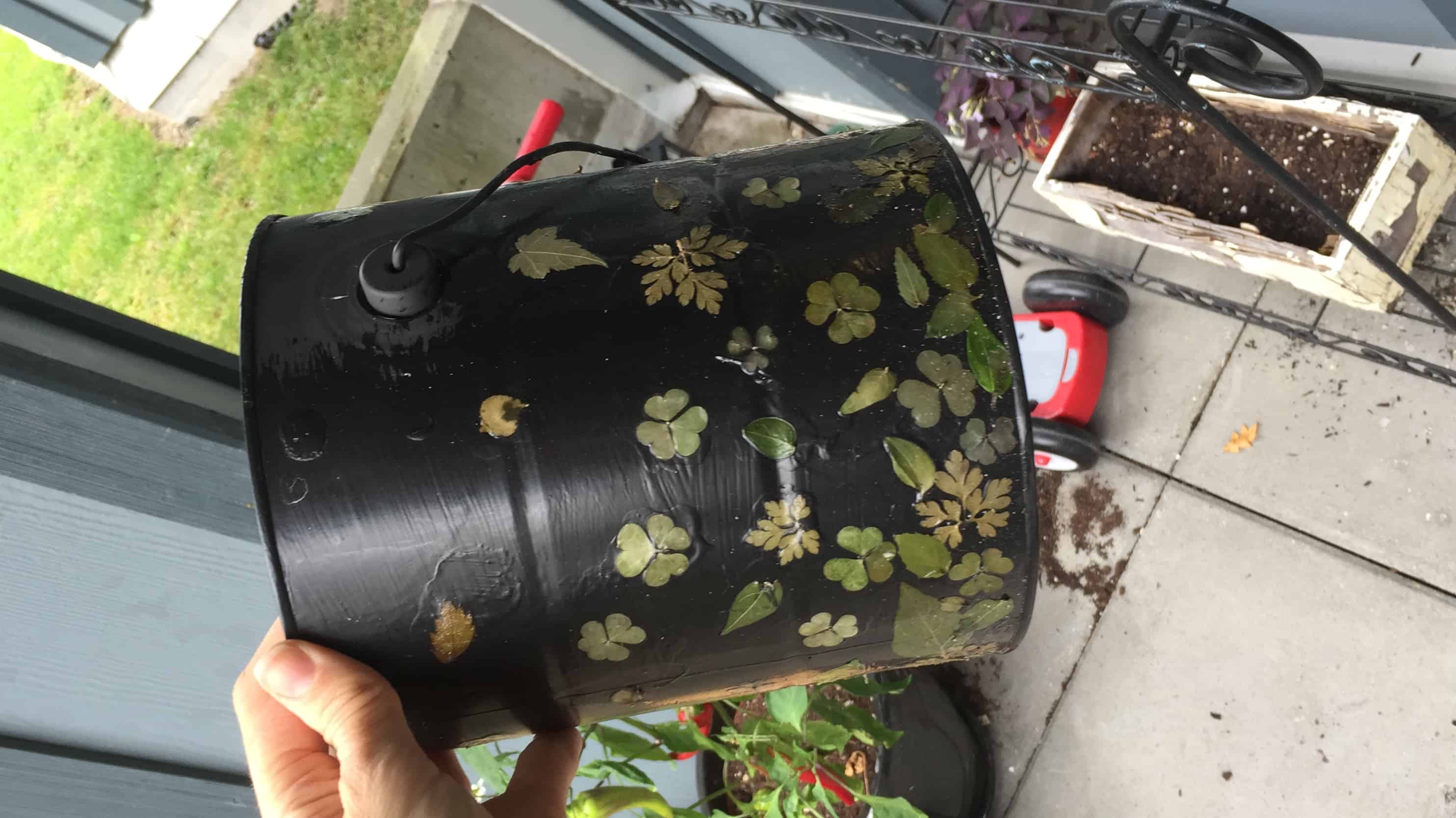 How to Upcycle Empty Paint Cans DIY Planter Step by Step Instructions