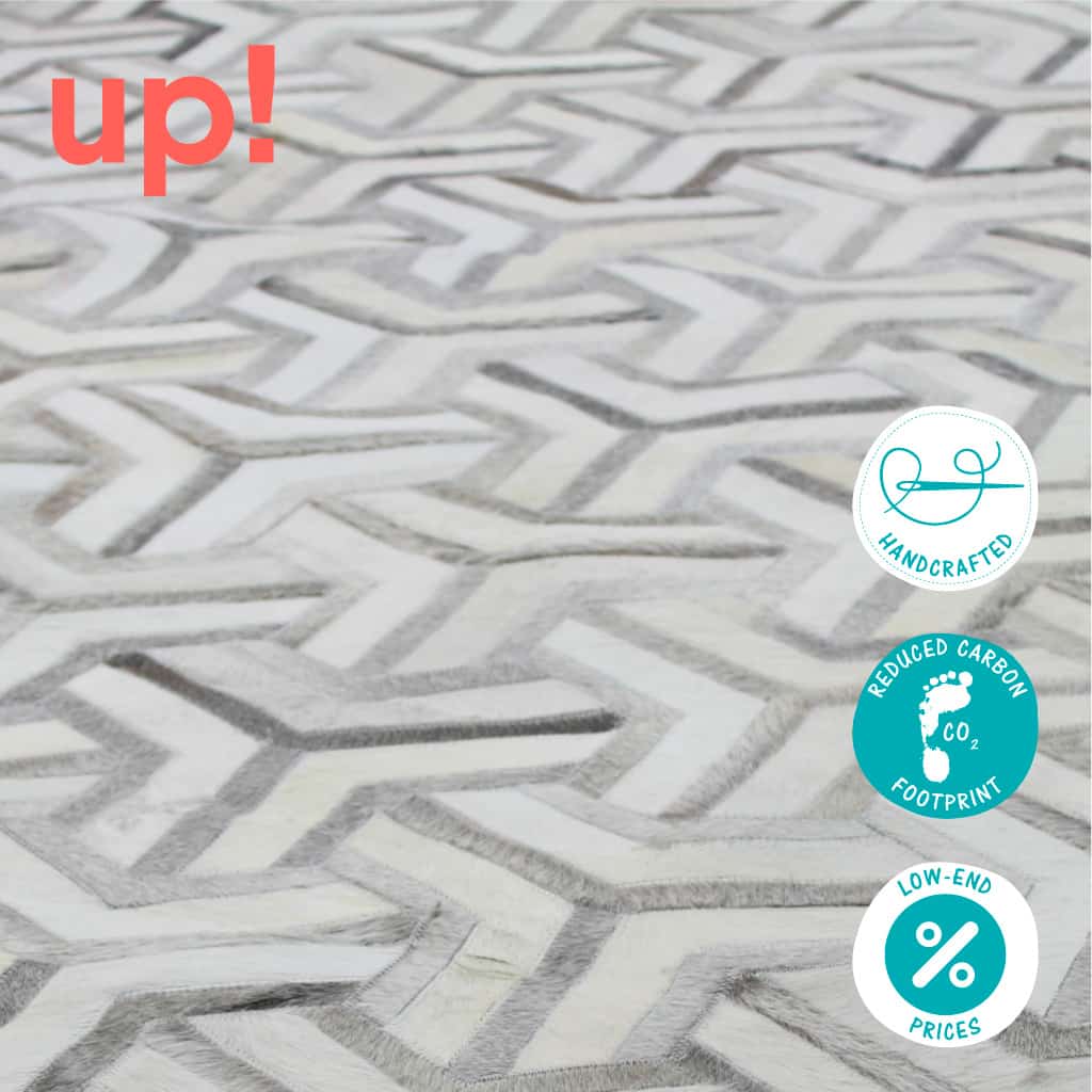 Yshaped Geometric Pattern Rug Upcycle Refinery Free Worldwide Shipping