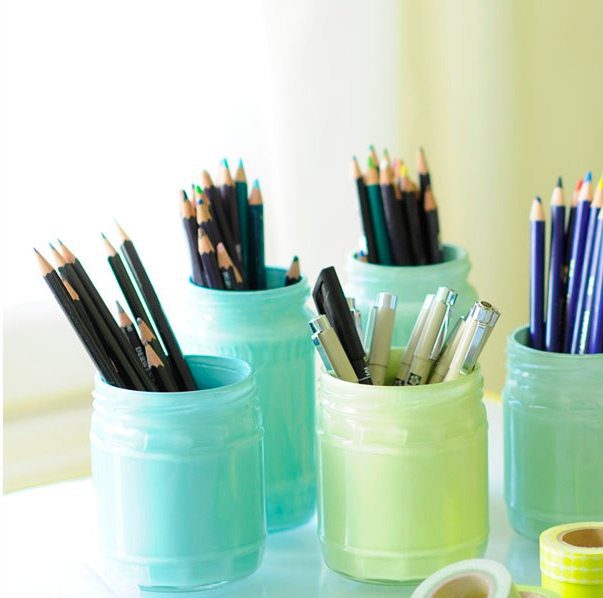 Painted Jars Upcycle That