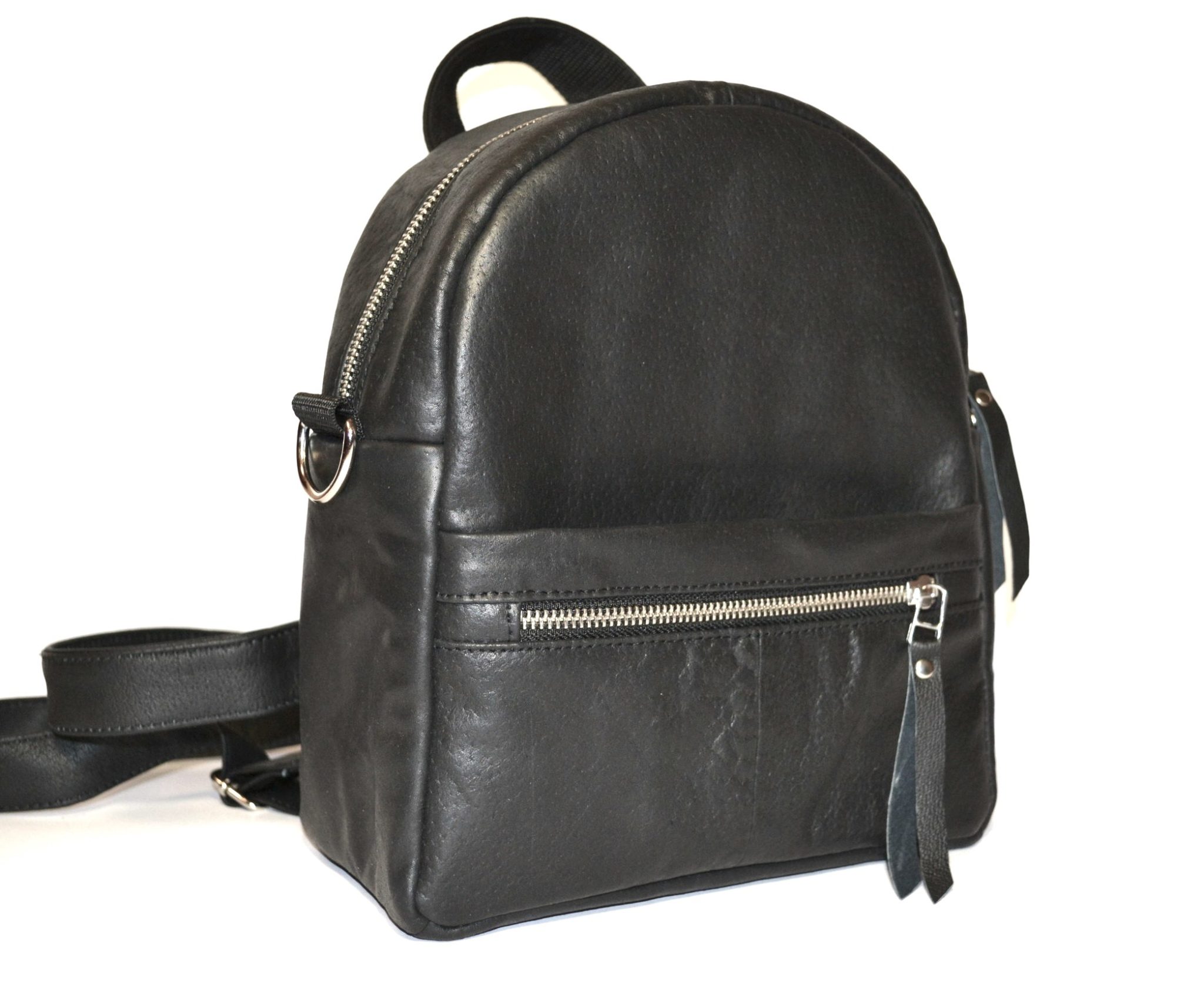 Upcycled leather backpack The Midi Upcycle That