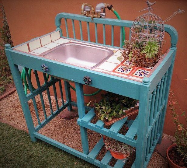 Upcycled and Repurposed Crib Ideas