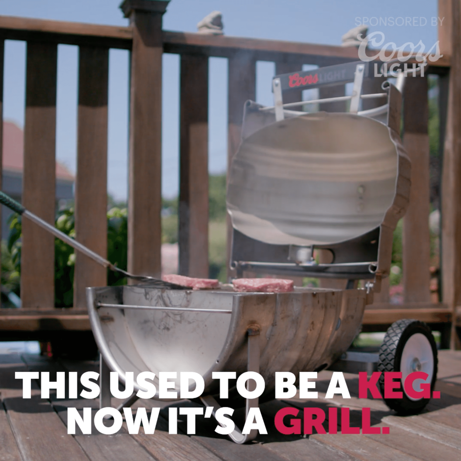 Beer Keg Grill Upcycle That