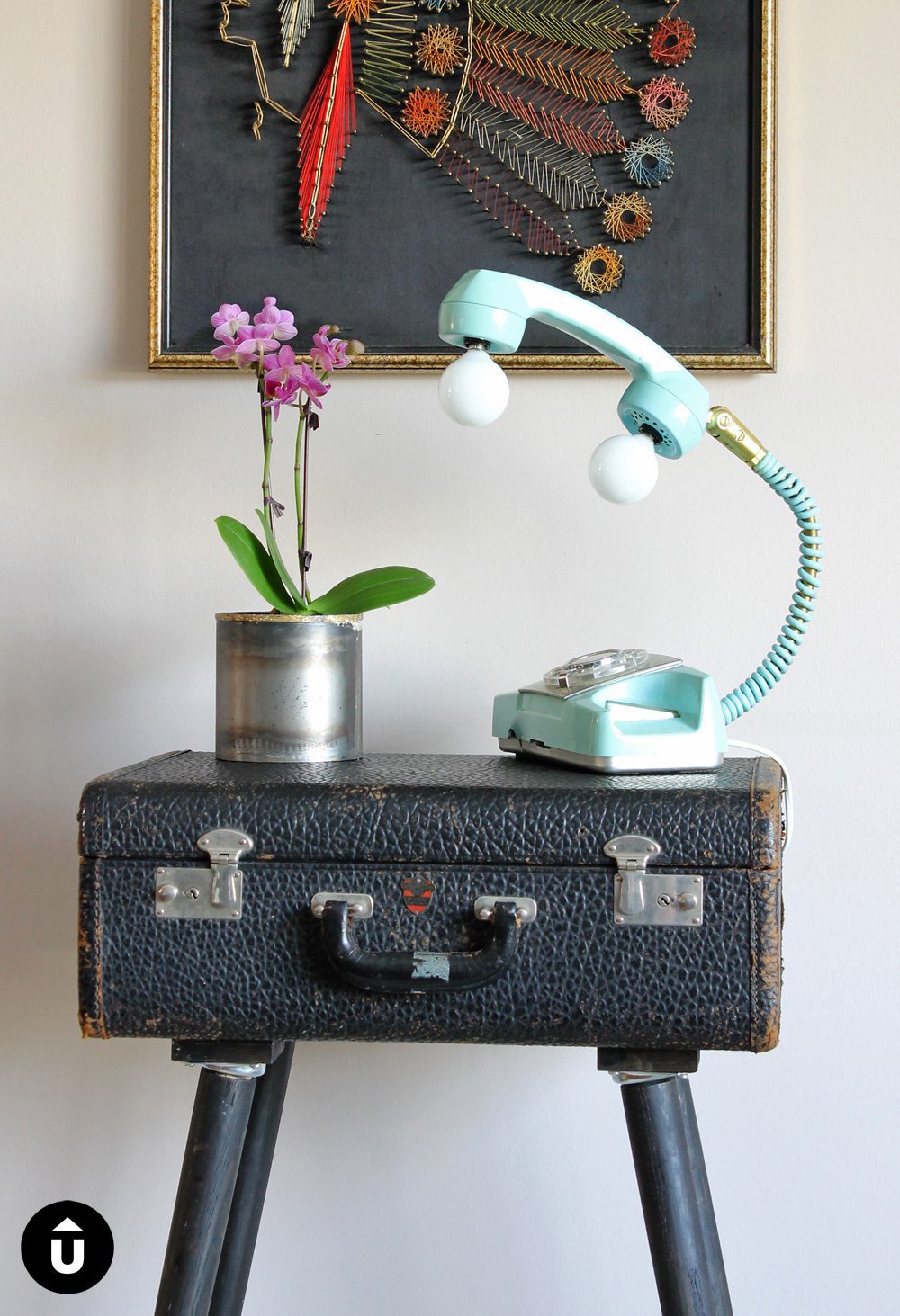 Phone Lamp Upcycle That