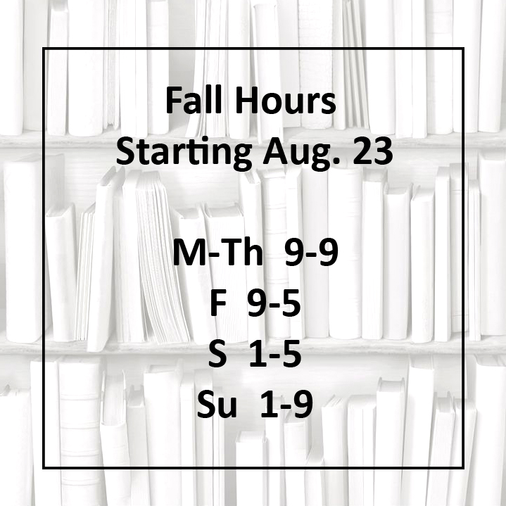 back! Art History/Classics Library Fall Hours Begin 8/23 UC