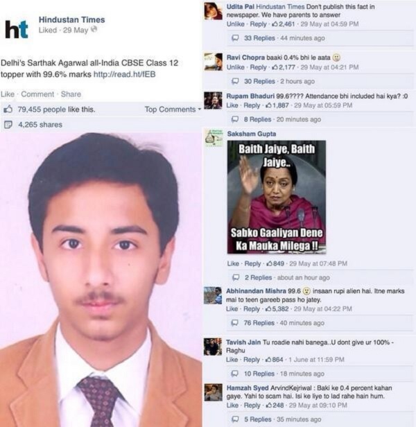 Facebook Funny Comments Top 10