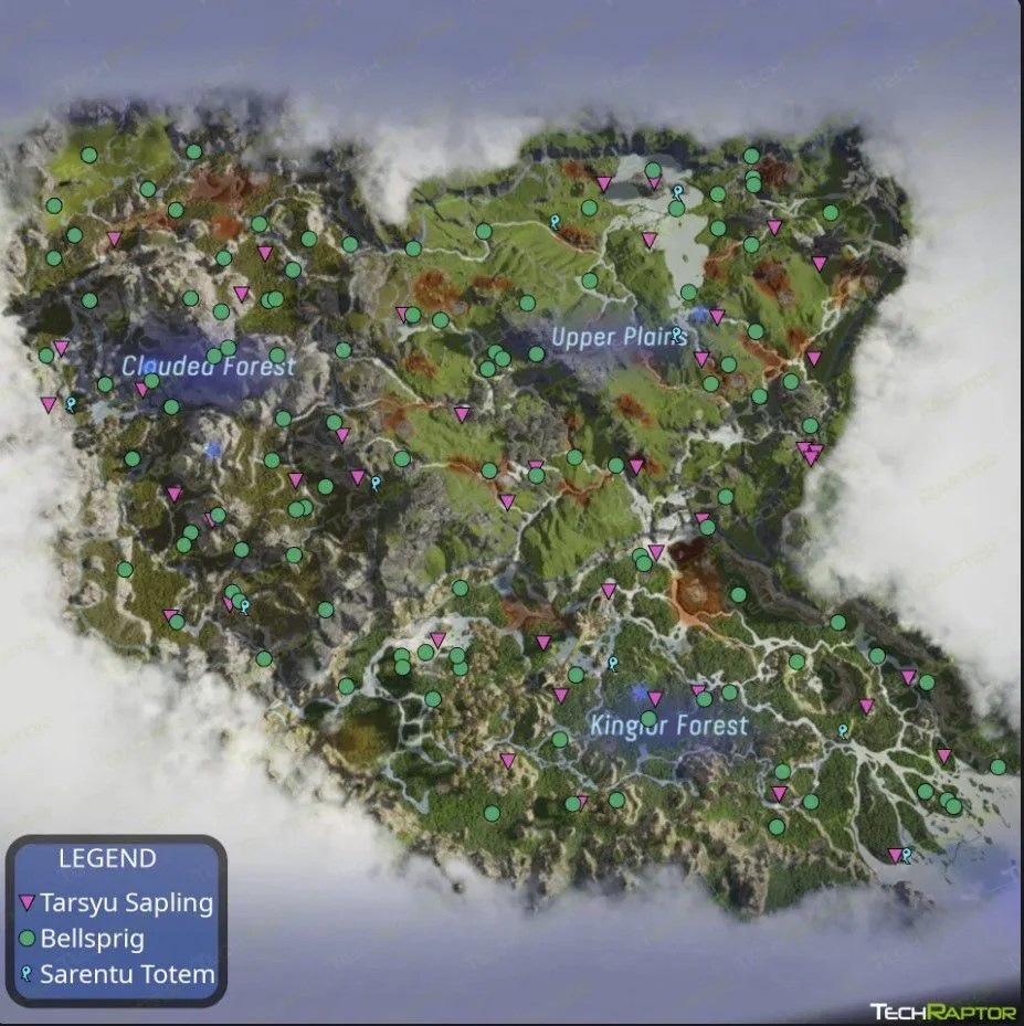 Avatar Frontiers of Pandora Full Map Guide Tips and Trick