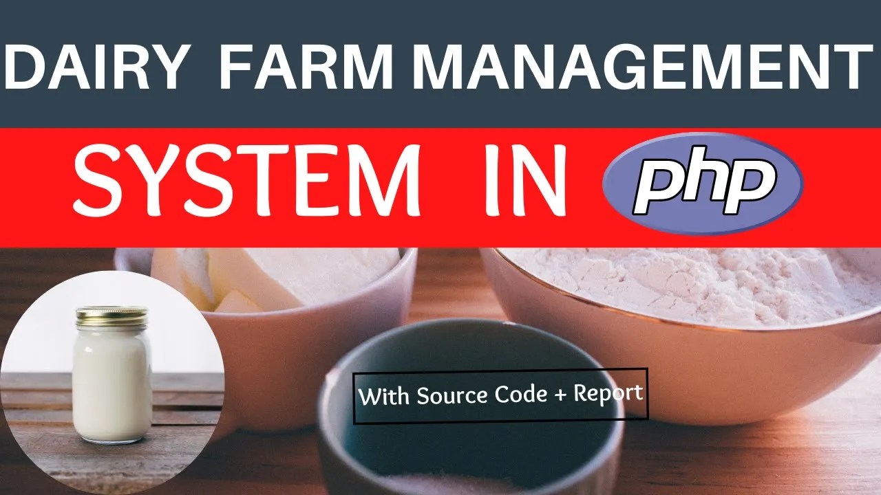 Dairy Farm Shop Management System Using PHP and MySQL