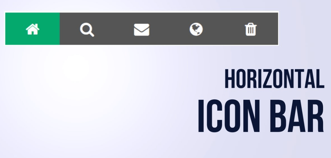 Unleash Your  Design Skills How To Create an Icon Bar with Html CSS💥