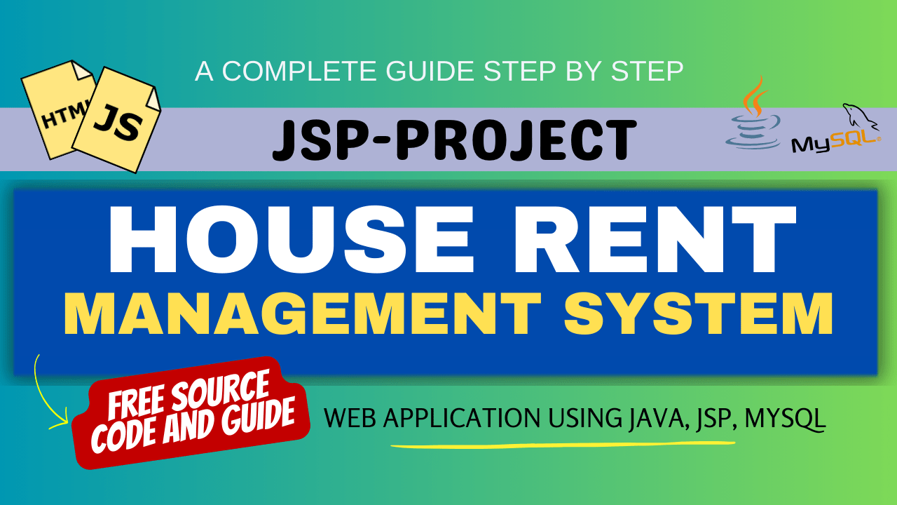 Best Project House Rent Management System Using Java (JSP, Servlet