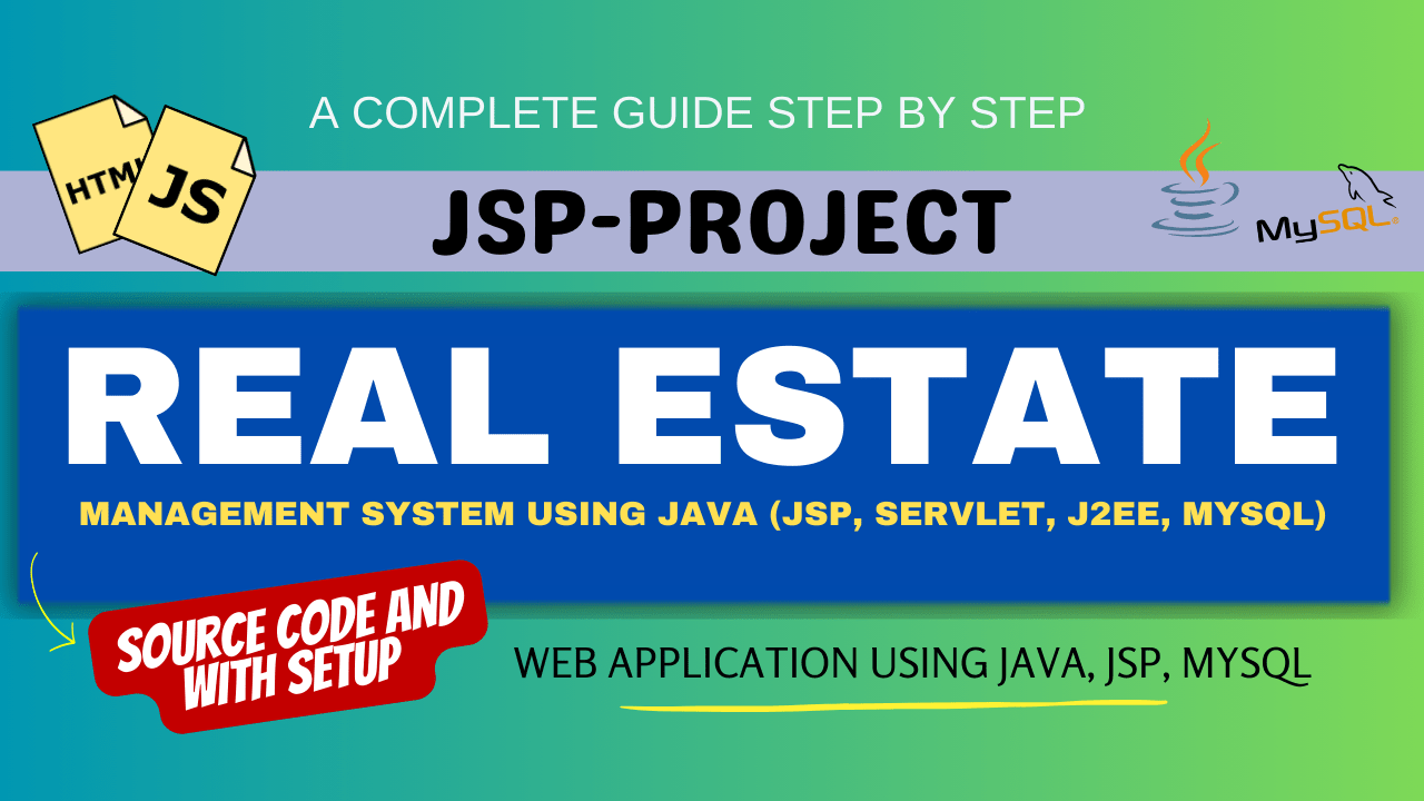Best Project Real Estate Management System Using Java (JSP, Servlet