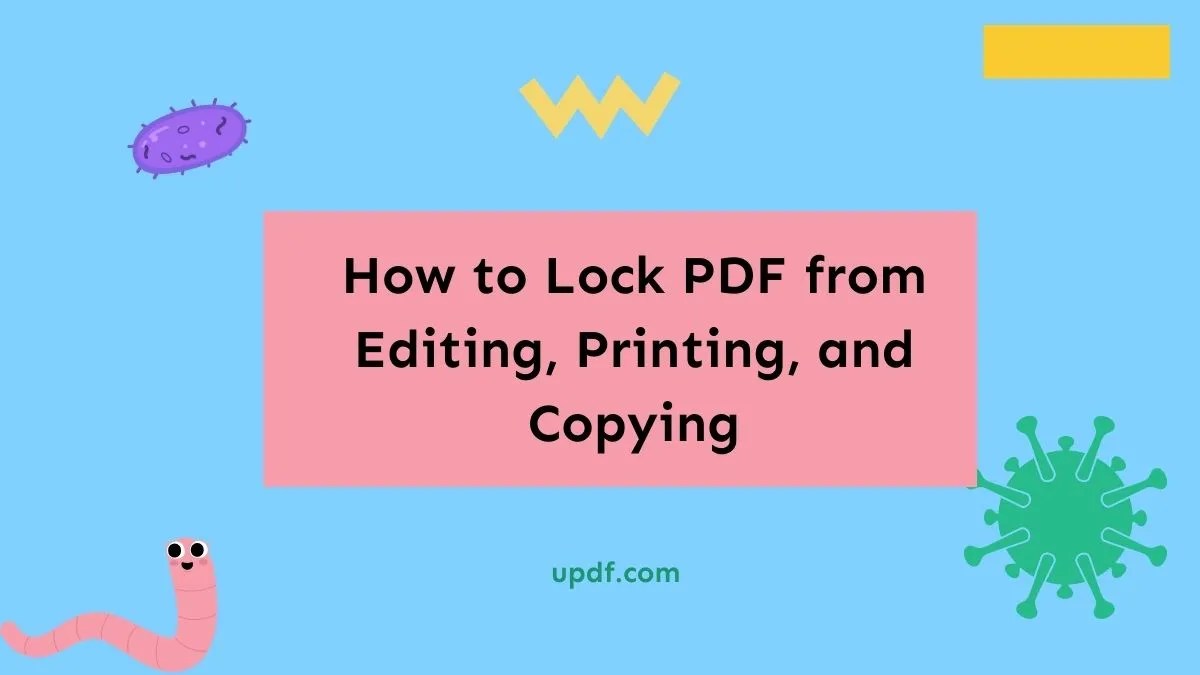 How to Protect and Lock PDF from Editing UPDF