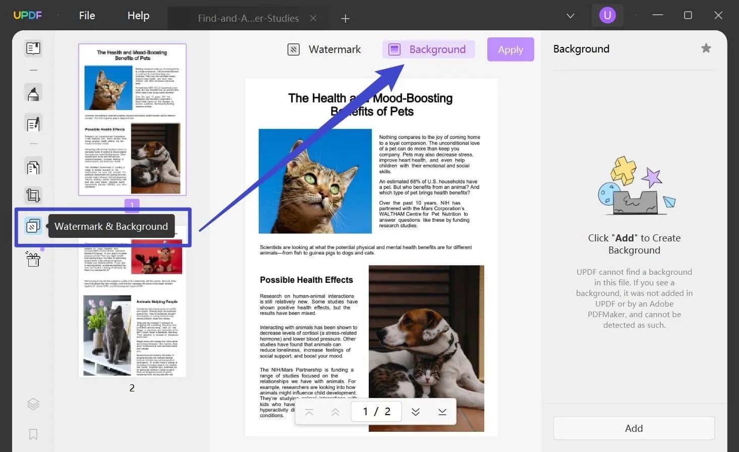 Learn to Insert Background Images in PowerPoint UPDF