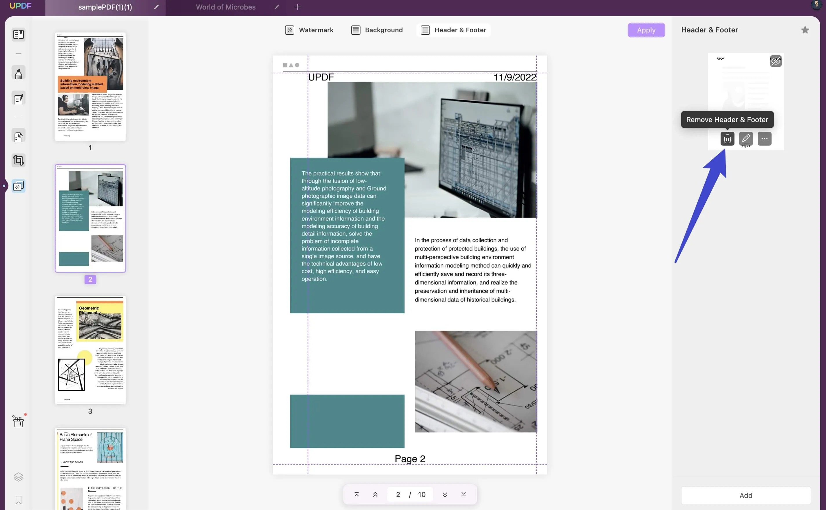 How to Remove Header and Footer from PDF (2 Ways) UPDF