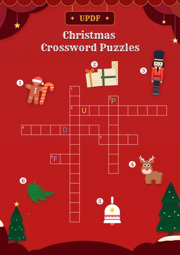 Holiday Cheer 2024 Christmas Crossword Puzzles UPDF