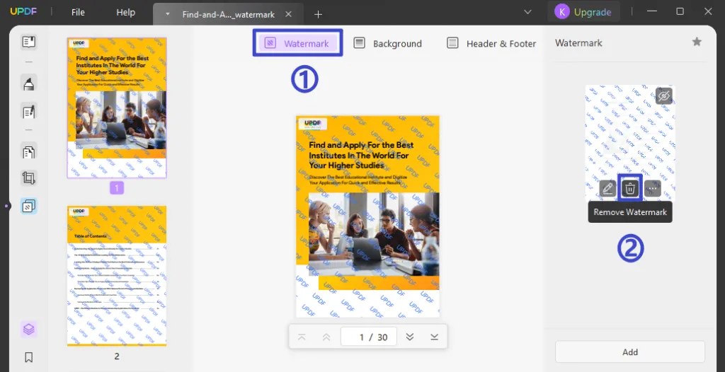 How to Remove Watermark from PDF 4 Effective Methods UPDF