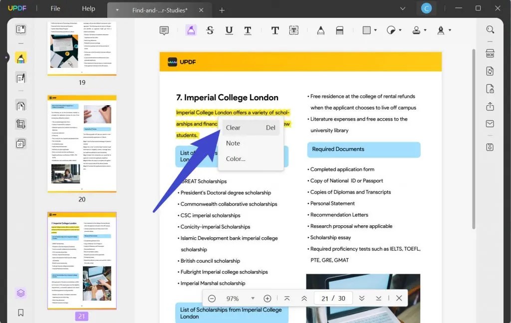 Remove Highlight From PDF Using DeHighlighting Guide UPDF