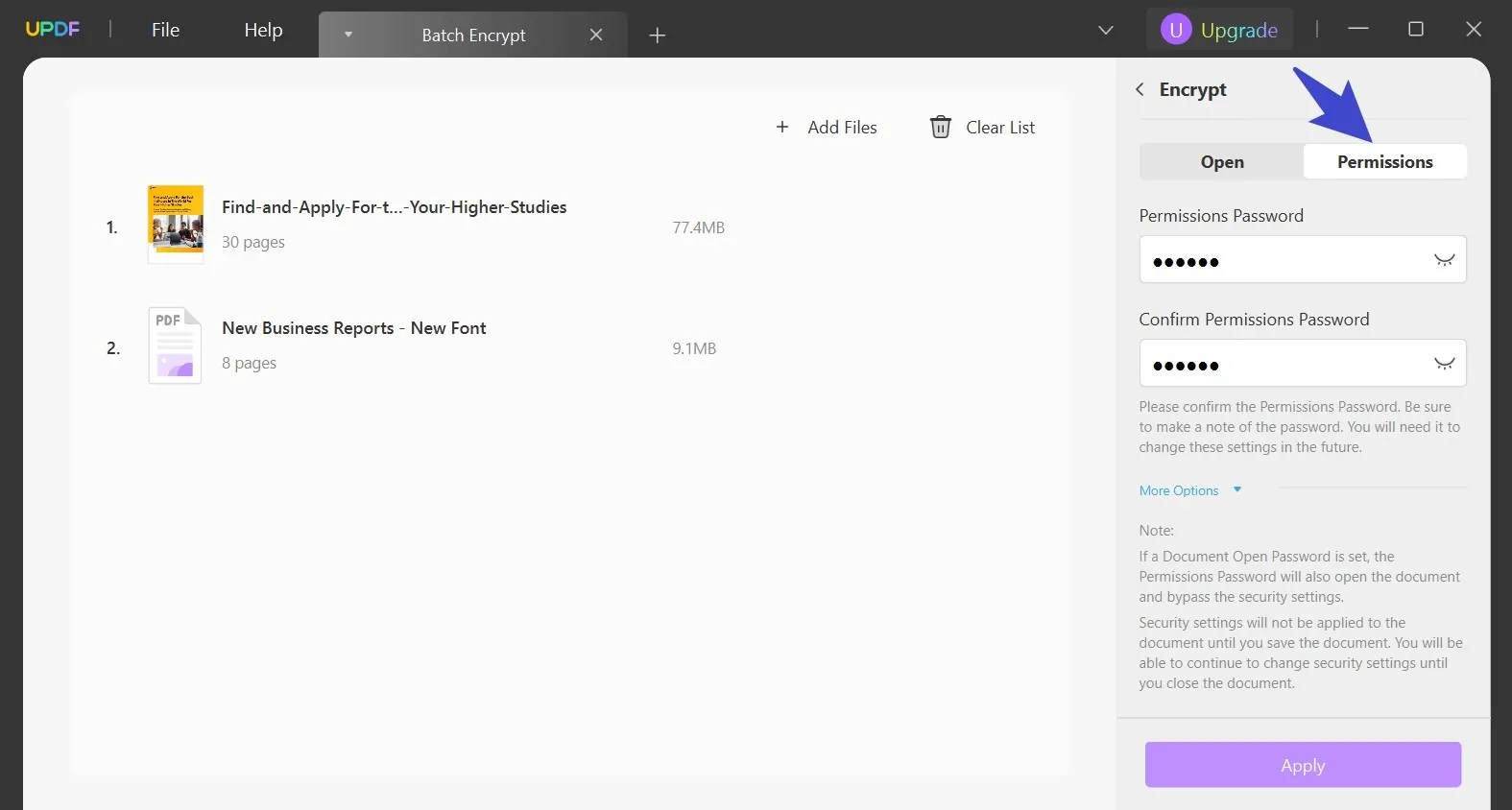 How to Easily Batch Encrypt PDF Files UPDF