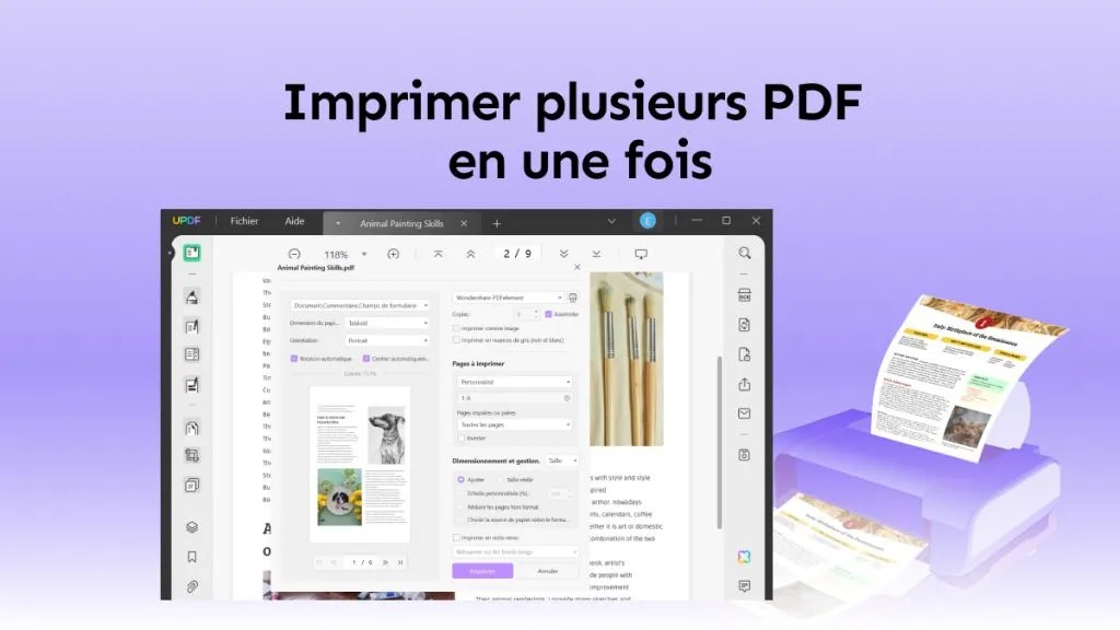 Méthodes simples pour imprimer PDF en livret UPDF