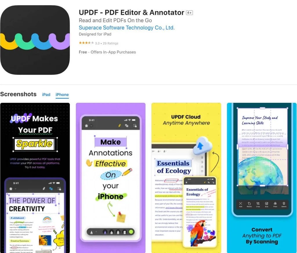Free PDF Highlighter Apps For iOS Devices Top 5 Picks UPDF