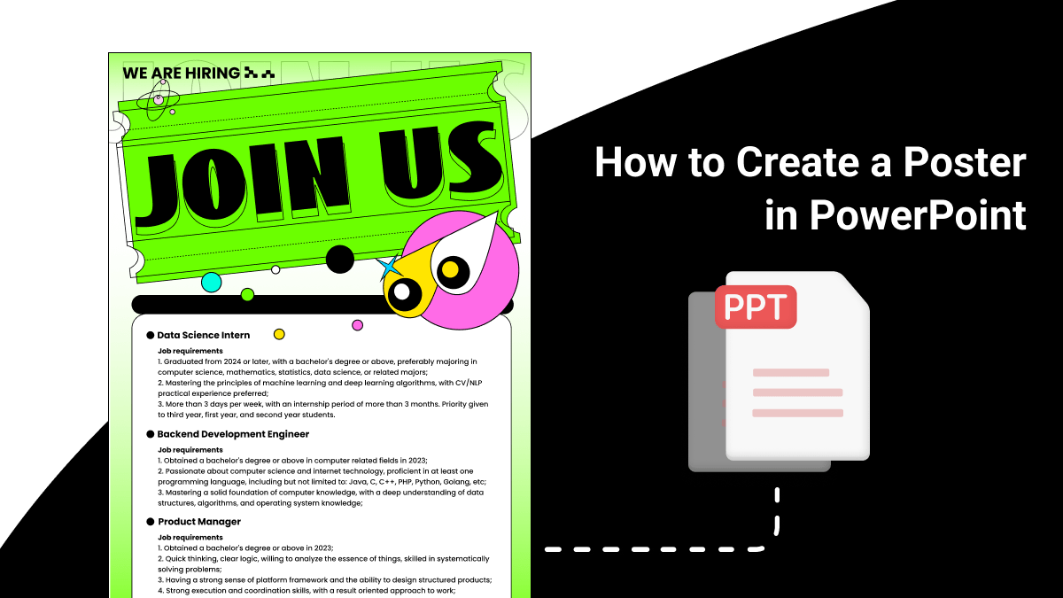 How to Create a Poster in PowerPoint [StepbyStep Guide] UPDF