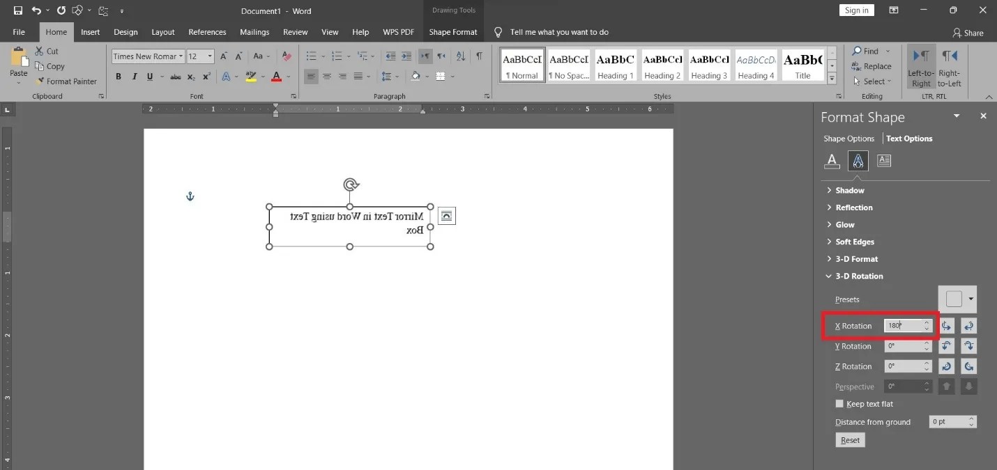 How to Flip or Mirror Text in Word Using 4 Methods UPDF