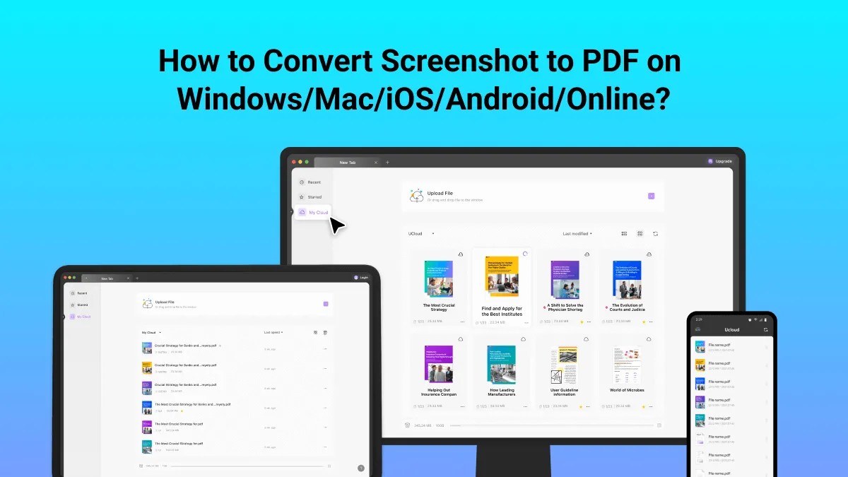 Create PDFs from All Kinds of Other File Formats UPDF